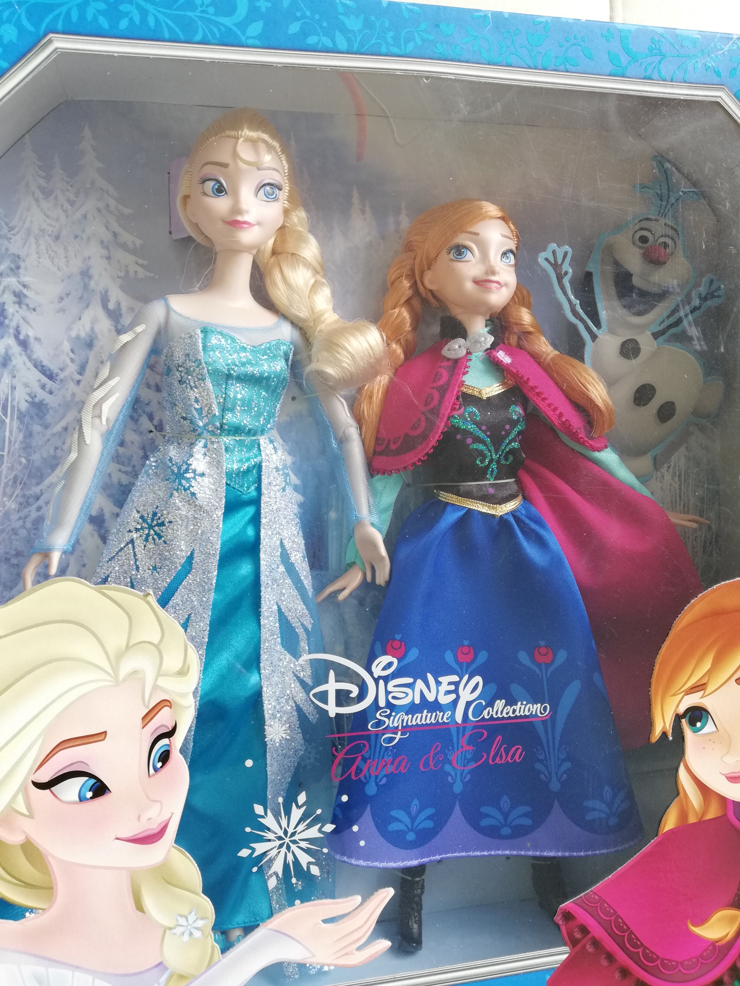 ของสะสมในแพ็ค Disney Princess, Frozen#1 เจ้าหญิงดิสนีย์ โฟรเซ่นภาคแรก Frozen เซ็ทเจ้าหญิงเอลซ่าและเจ้าหญิงแอนนา Elza and Anna, ลิขสิทธิ์ แมทเทลMattel, เก่าเก็บ เก่าเก็บแพ็คมีตำหนิบ้าง