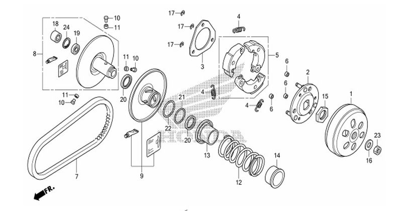 สมุดภาพอะไหล่แท้ฮอนด้าAT คลิก125ไอปี12(ตัวอย่าง/ไม่ได้ขาย)