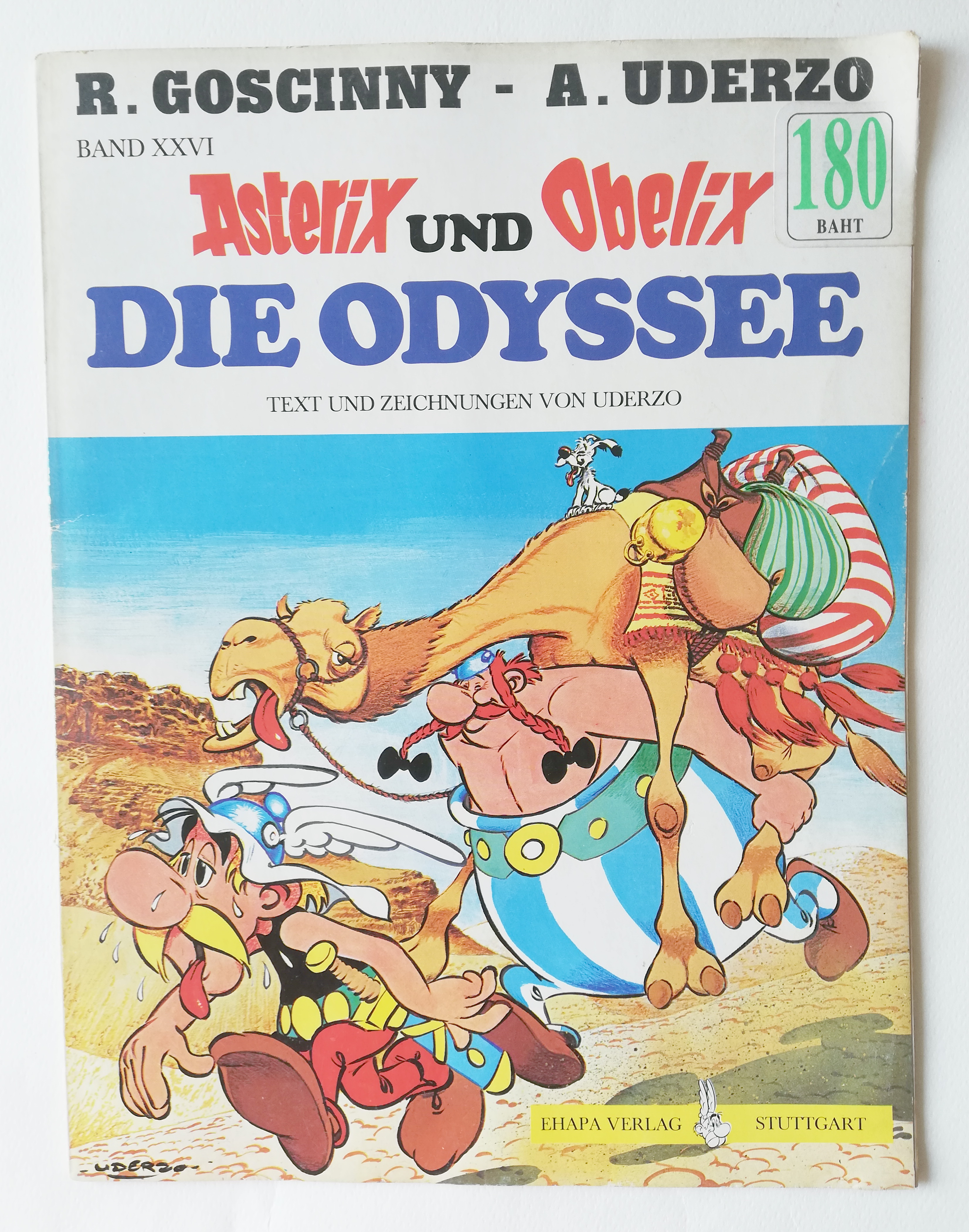 หนังสือการ์ตูนภาษาเยอรมัน R. GOSCINNY - A. UDERZO BAND XXVI Asterix UND Obellx DIE ODYSSEE TEXT UND ZEICHNUNGEN VON UDERZO EHAPA VERLAG STUTTGART