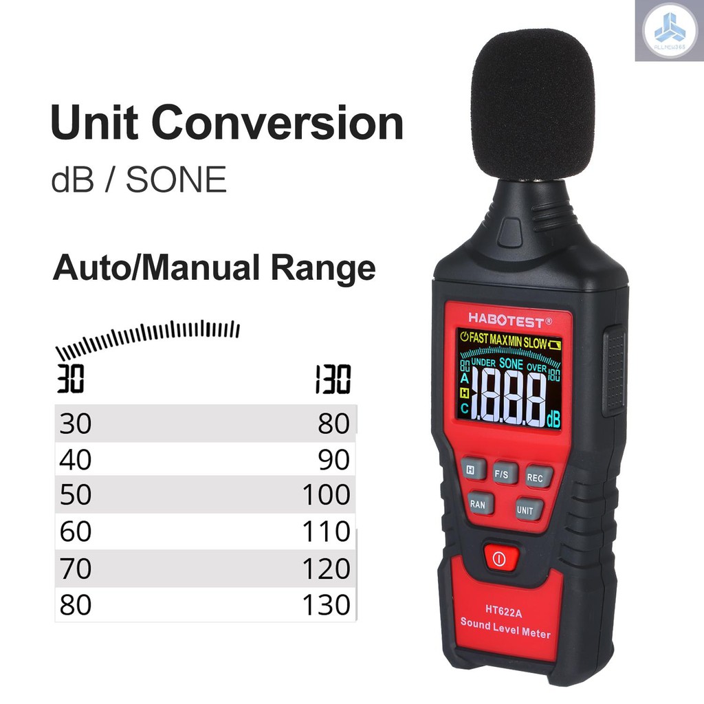 เครื่องวัดเสียง Digital Sound Level Meter รุ่น HT622A