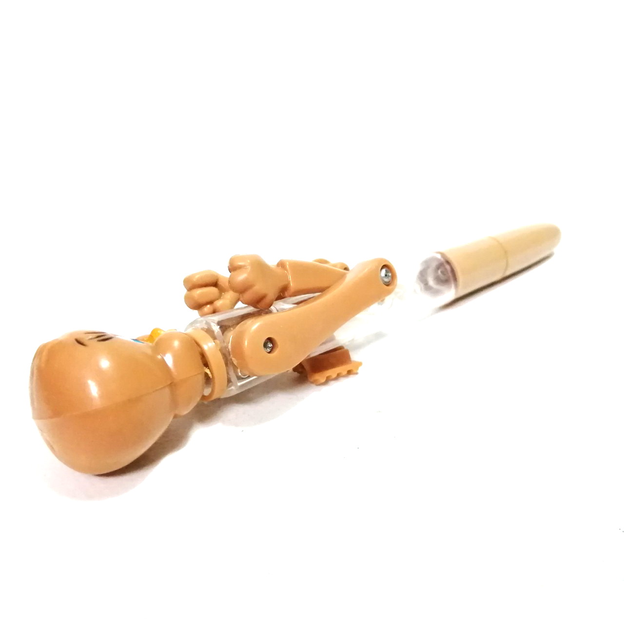 ปากกาสำหรับสะสมเท่านั้น หมึกแห้งตามเวลา กลไกไม่สมบูรณ์ ชกมวย นกทวีตตี้ สีน้ำตาล งานเก่าเก็บ สภาพดี มีรอยบ้าง งานเก่าหายาก กลไกใช้ได้มีติดขัดที่แขนข้างหนึ่งบ้าง