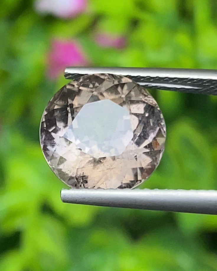 พลอย ทัวร์มาลีน Tourmaline 6.67 กะรัต (Cts.) พลอยแท้ อัญมณีมงคลประจําวันเกิด เครื่องประดับพลอย