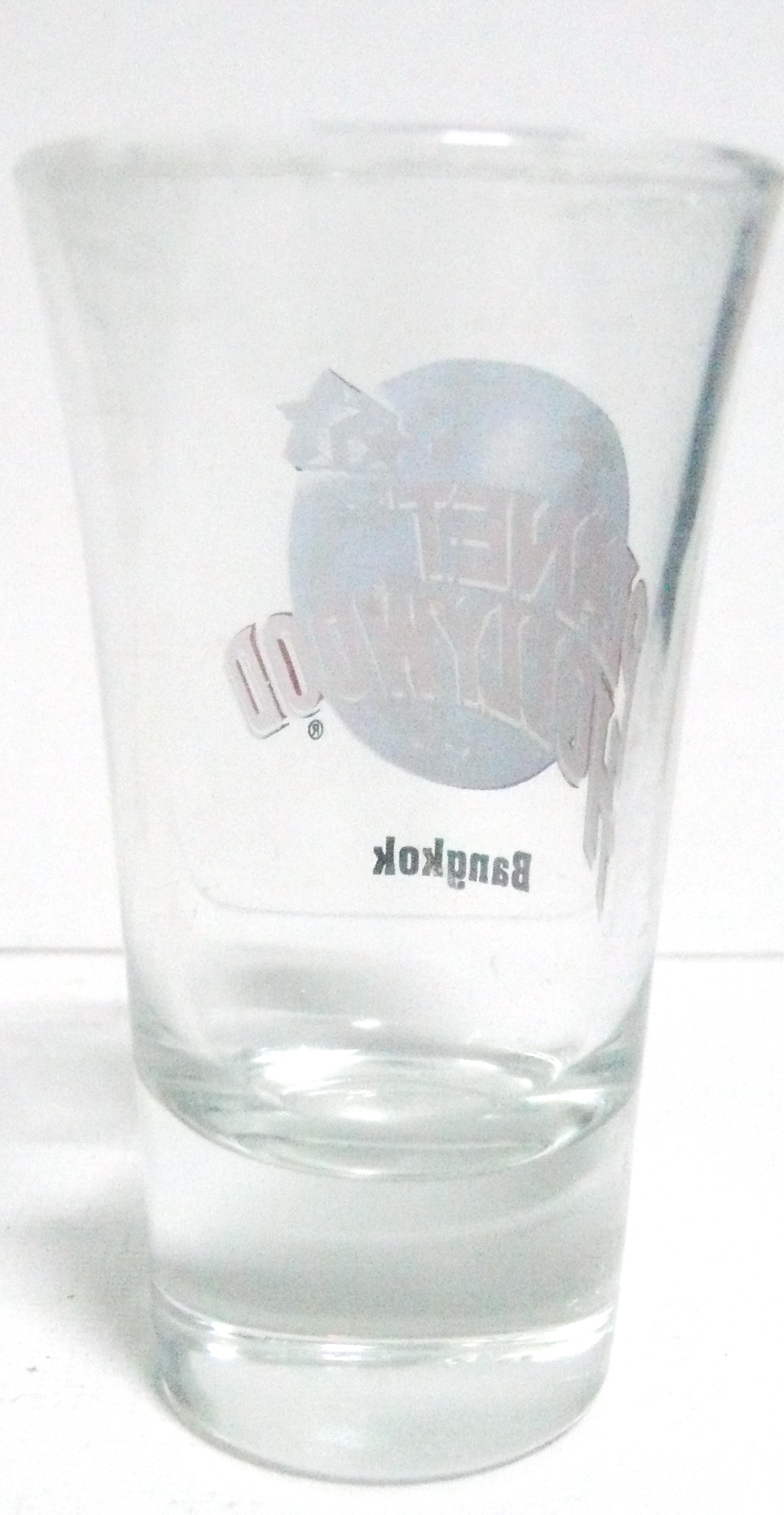 Collectible from the former restaurant "Mini Liquer Glass" ของเก่าสะสมจากร้านอาหาร "แก้วเปีกแพลนเน็ต ฮอลลีวูด"