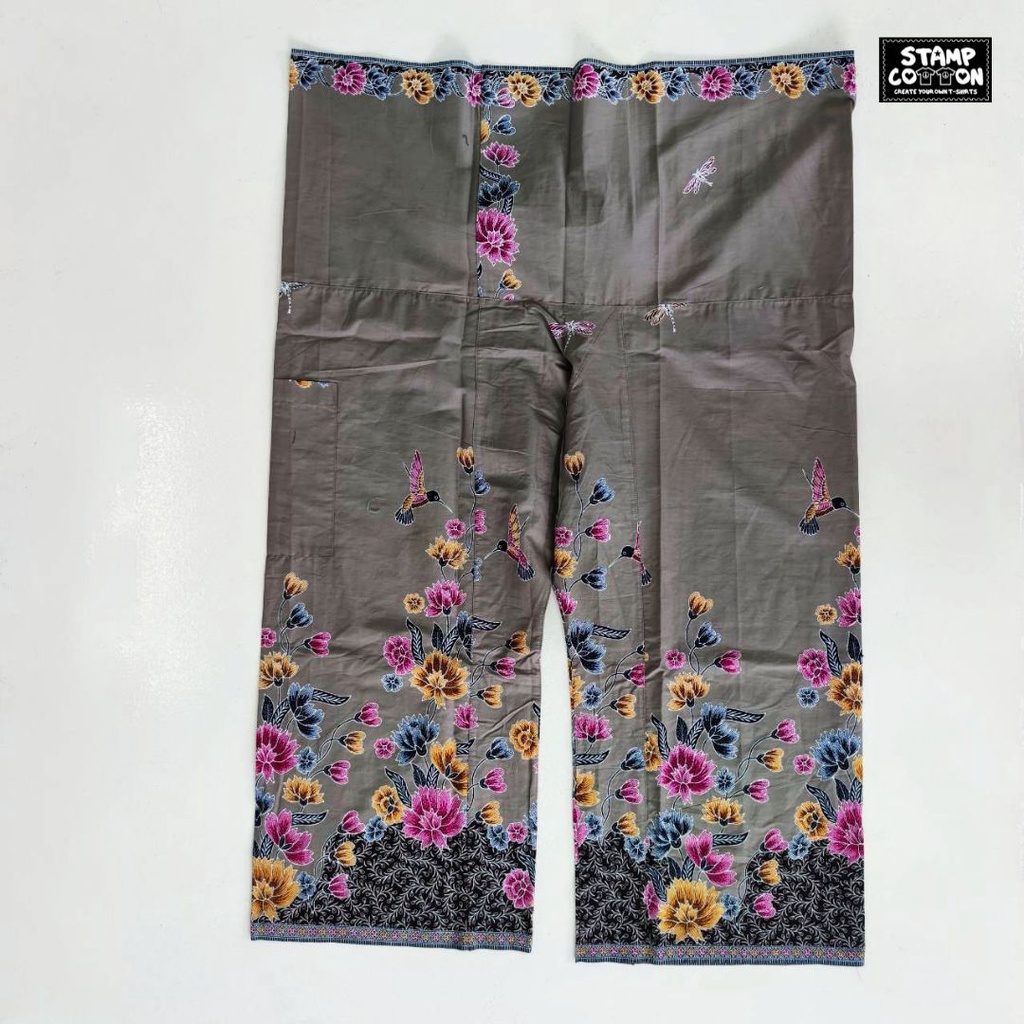 STAMPCOTTON กางเกงขายาว ผ้าปาเต๊ะ กางเกงเล กางเกงใส่สบาย