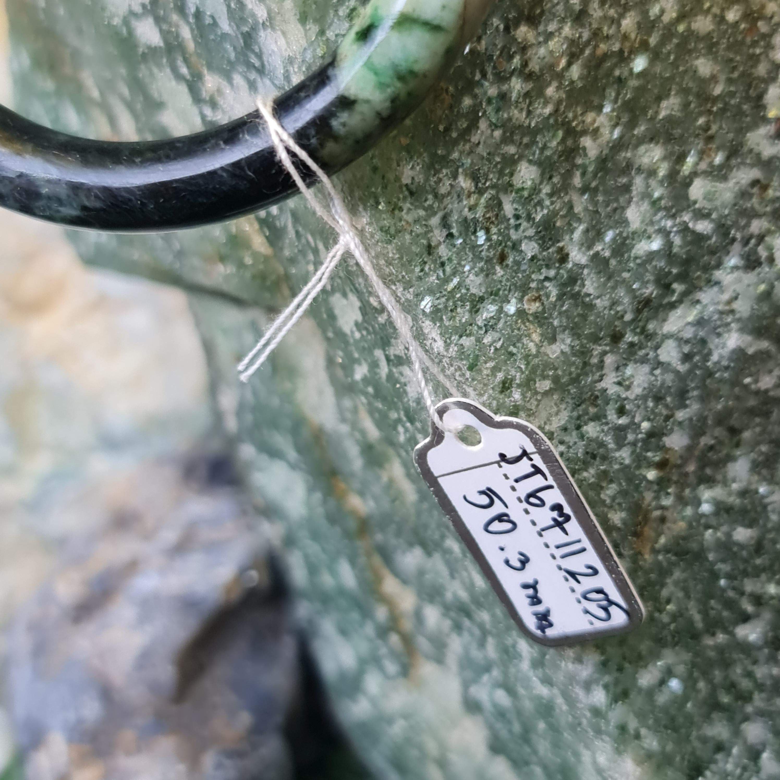 JT6711205 หยก พม่า แท้ Jade กำไลหยก (Jadeite bracelet) พม่า (Myanmar) 50.3 มม.