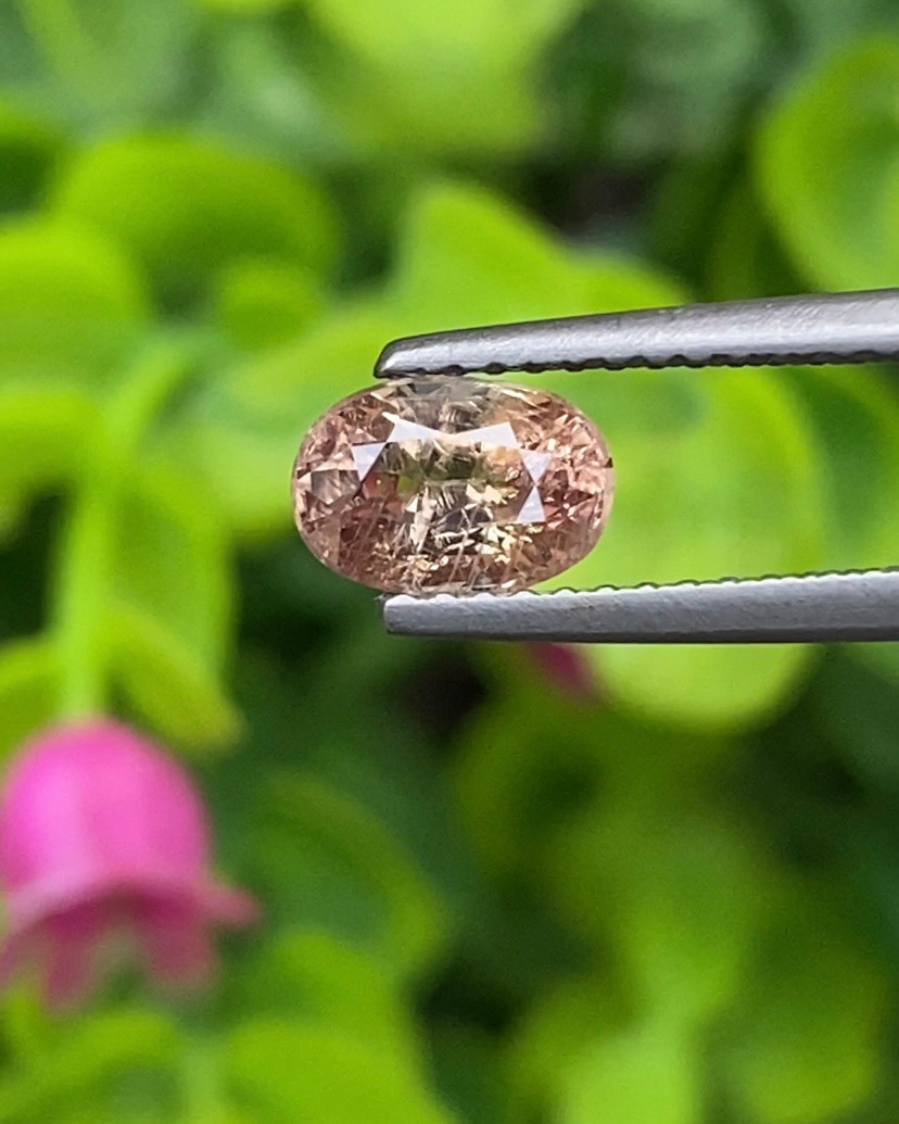 พลอย คัลเลอร์เชนจ์ แซฟไฟร์ Color Change Sapphire 1.19 กะรัต (Cts.) ดิบ พร้อมใบเซอร์ พลอยแท้ อัญมณีมงคลประจําวันเกิด เครื่องประดับพลอย