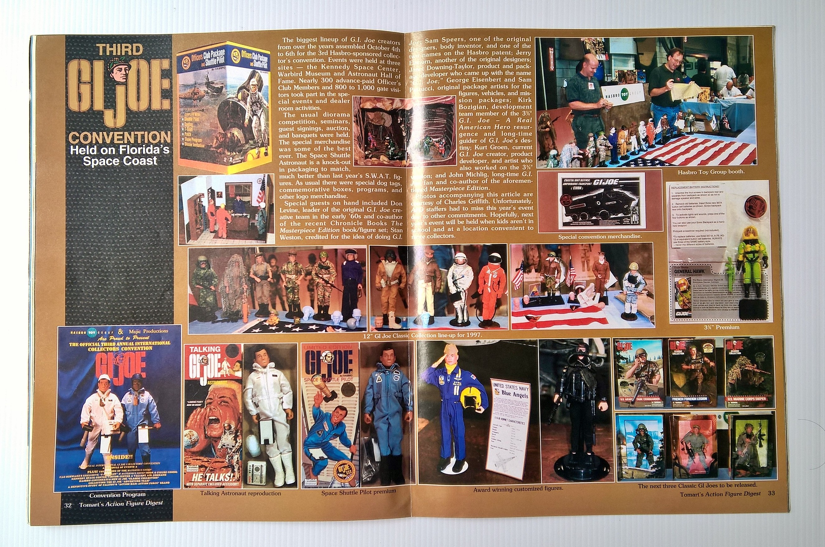 ขายนิตยสารแนวการ์ตูน ของสะสม Tomart's ACTION FIGURE DIGEST, No.34 November 1996 ฉบับภาษาอังกฤษ ในเล่ม Aliens Return! Pre-Toys Fair Western Figures New Star Wars