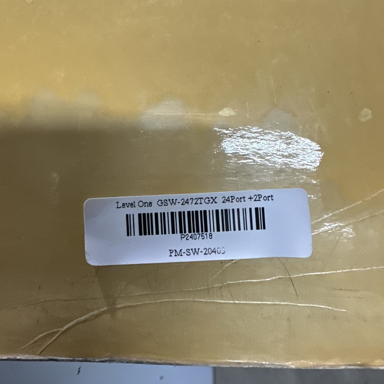 Switch LevelOne GSW-2472TGX 24-Port Layer 2 Smart 10/100 Ethernet Switch W/ Gigabit/SFP