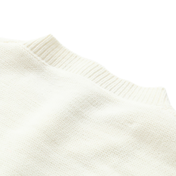 เสื้อสเวตเตอร์กันหนาว ไหมพรมนิ่มปักลายผึ้งน้อย (12001LM)