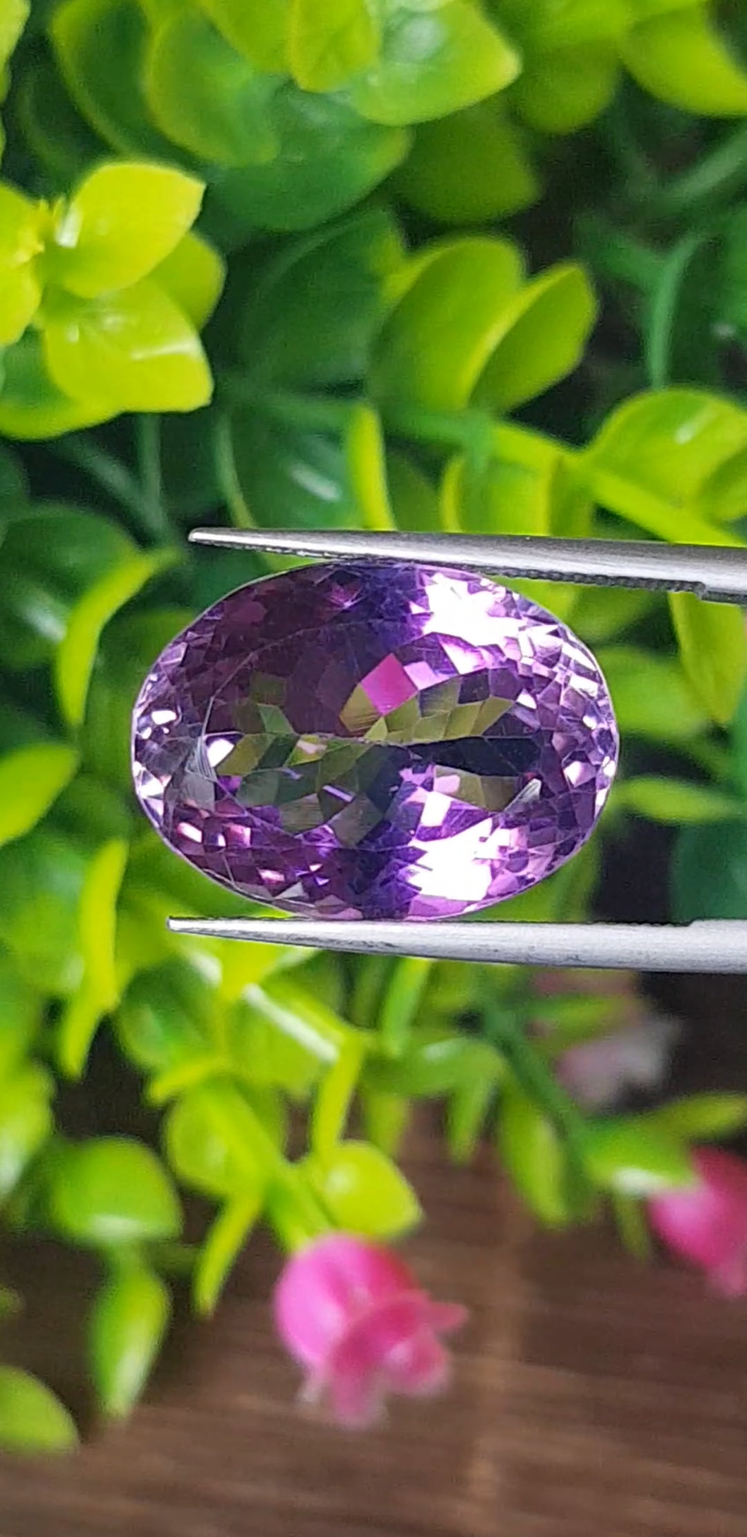 พลอย อเมทิส Amethyst 17.25 กะรัต (Cts.) พลอยแท้ อัญมณีมงคลประจําวันเกิด เครื่องประดับพลอย