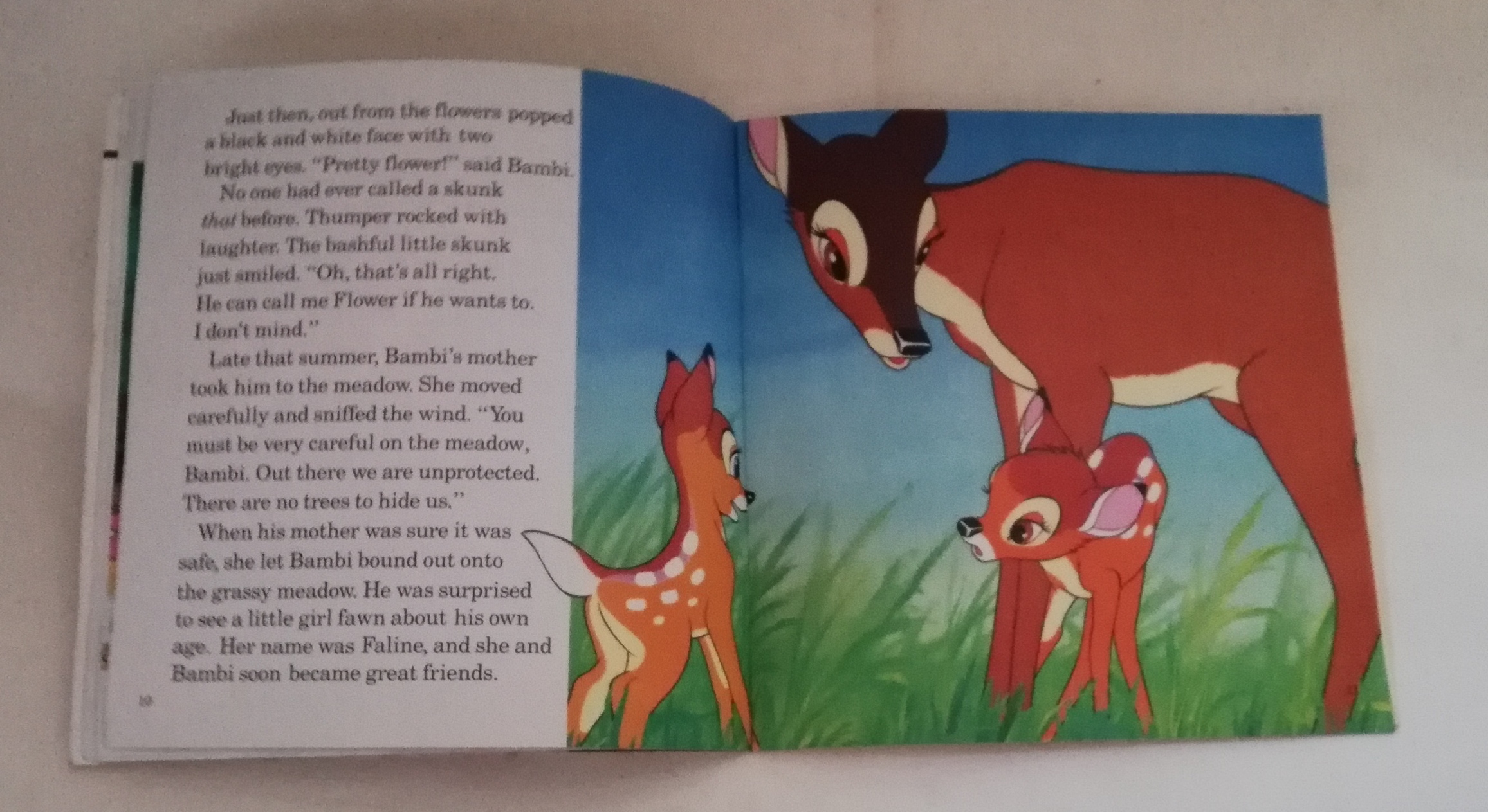 หนังสือนิทานภาษาอังกฤษจาก Disney แบมบี้ Bambi เล่มเล็ก ขนาด ประมาณ 7*7นิ้ว (เฉพาะหนังสือ ไม่มีเทปคลาสเซ็ท)