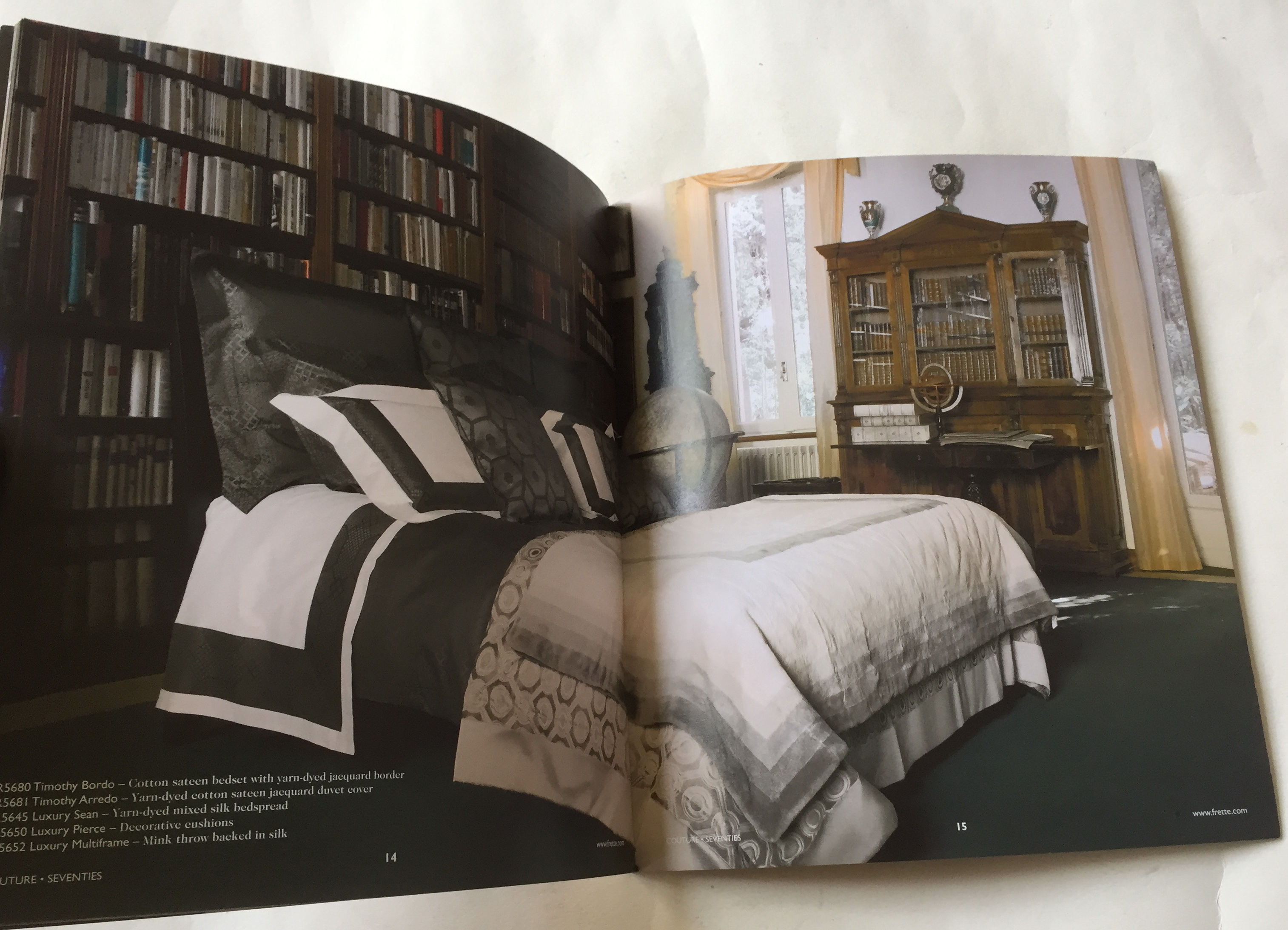 แคตตาล็อกเก่า เครื่องนอน FRETTE