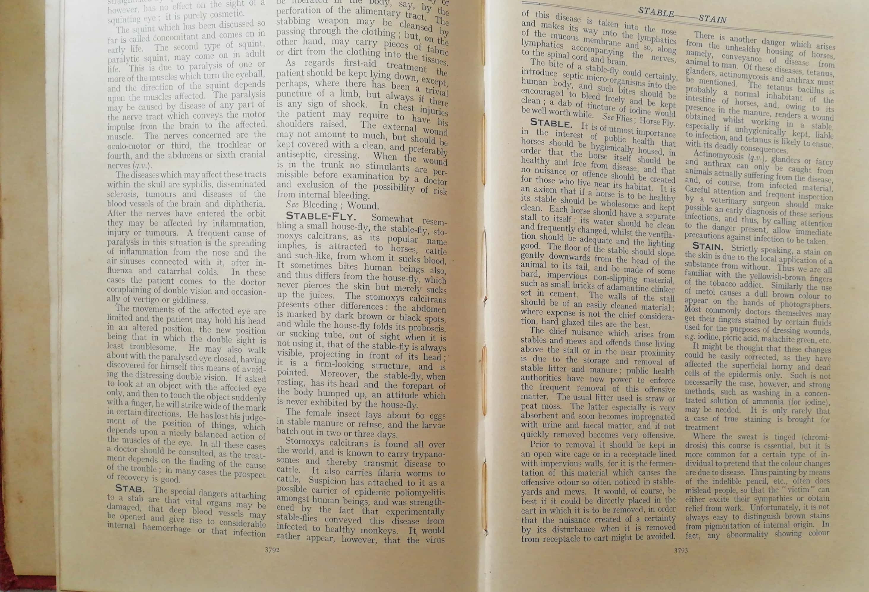 นิตยสารทางการแพทย์เก่า ฉบับภาษาอังกฤษ HARMSWORTH'S HOME DOCTOR& ENCYCLOPEDIA OF GOOD HEALTH**หนังสือเก่ามีตำหนิตามภาพ