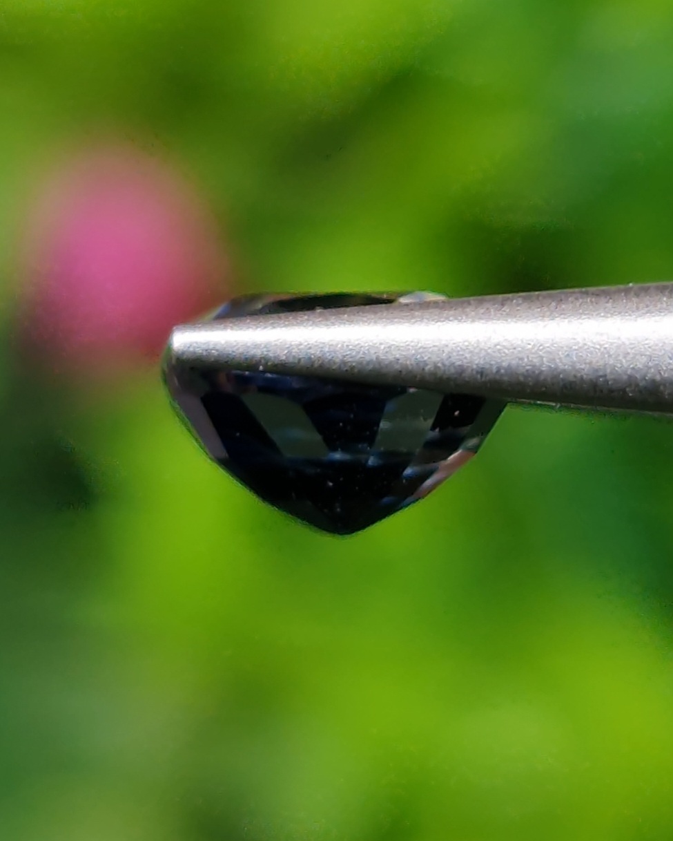 พลอย ลักษณะพิเศษ 2 สี Spacific Bi-Color Sapphire 1.41 กะรัต (Cts.) พลอยแท้ อัญมณีมงคลประจําวันเกิด เครื่องประดับพลอย