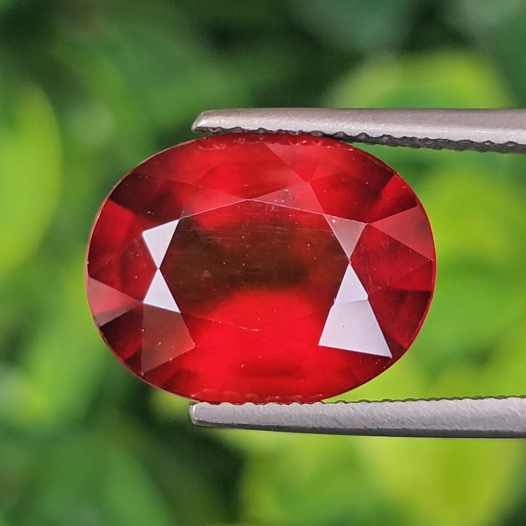 พลอย เฮลโซไนท์ การ์เน็ท Hessonite Garnet 6.25 กะรัต (Cts.) พลอยแท้อัญมณีมงคล ประจําวันเกิด เครื่องประดับพลอย