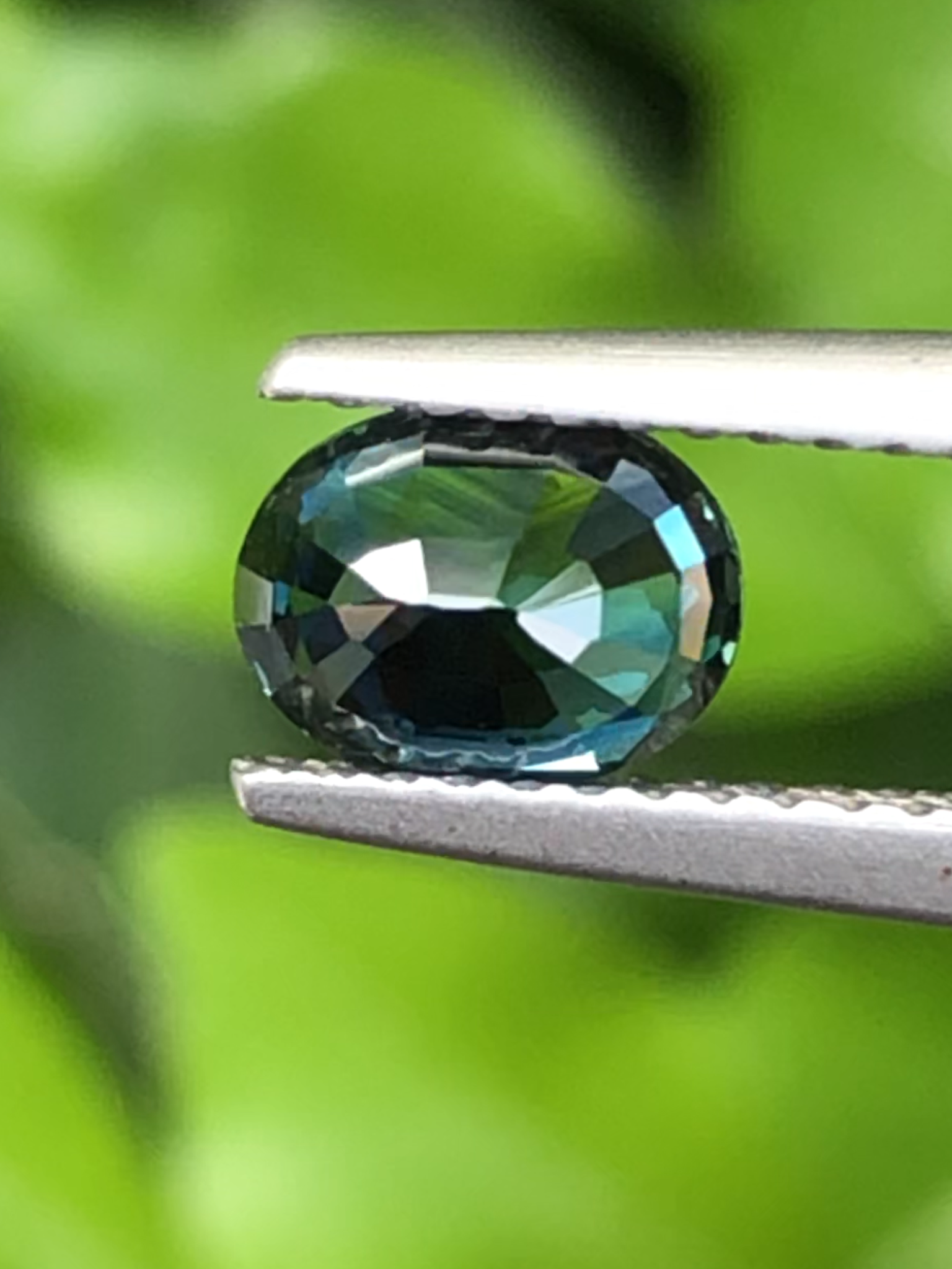 พลอย ไพลิน Blue Sapphire 1.25 กะรัต (Cts.) พลอยแท้ อัญมณีมงคลประจําวันเกิด เครื่องประดับพลอย