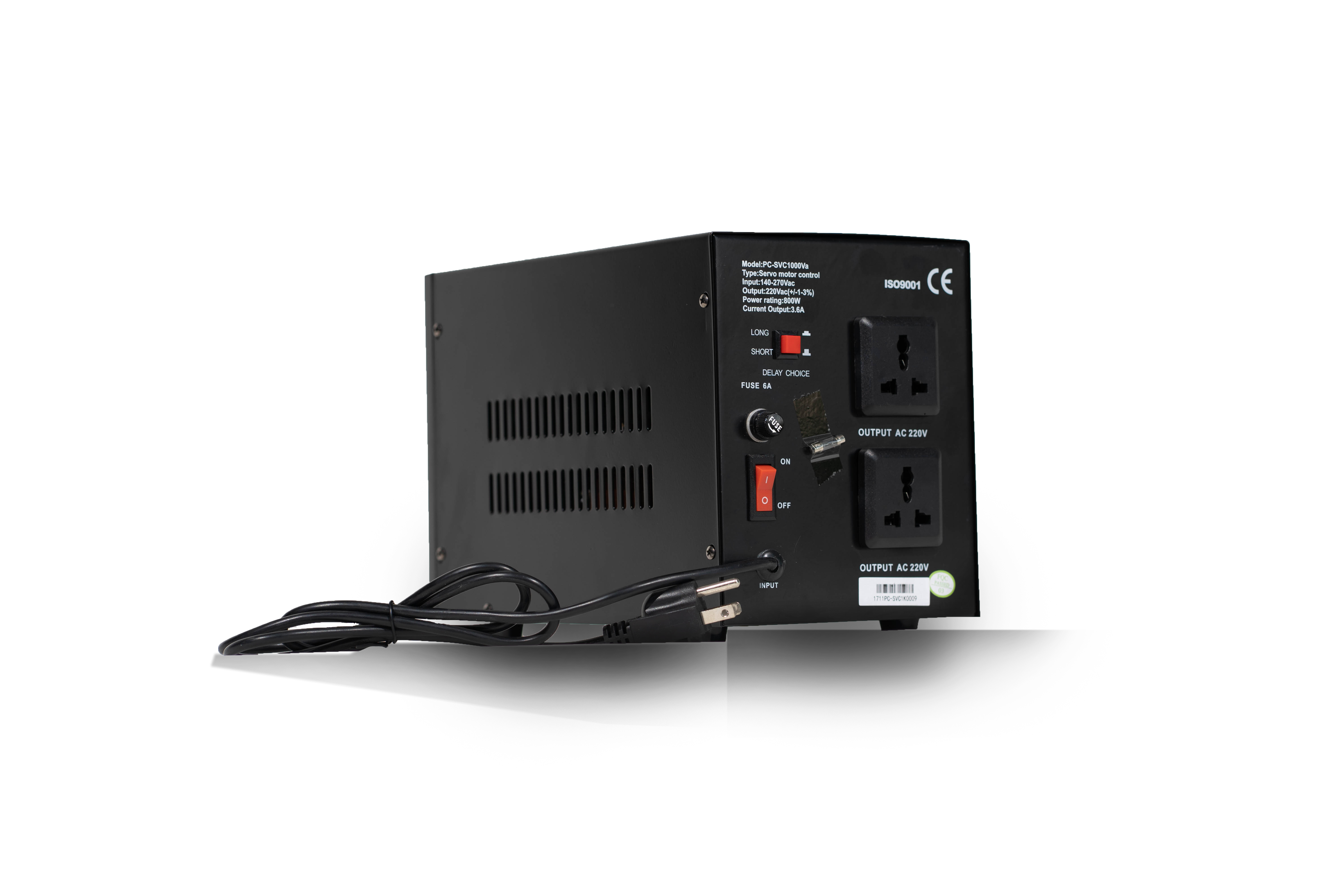 เครื่องควบคุมแรงดันไฟฟ้าอัตโนมัติ รุ่น PC-SVC 1000Va