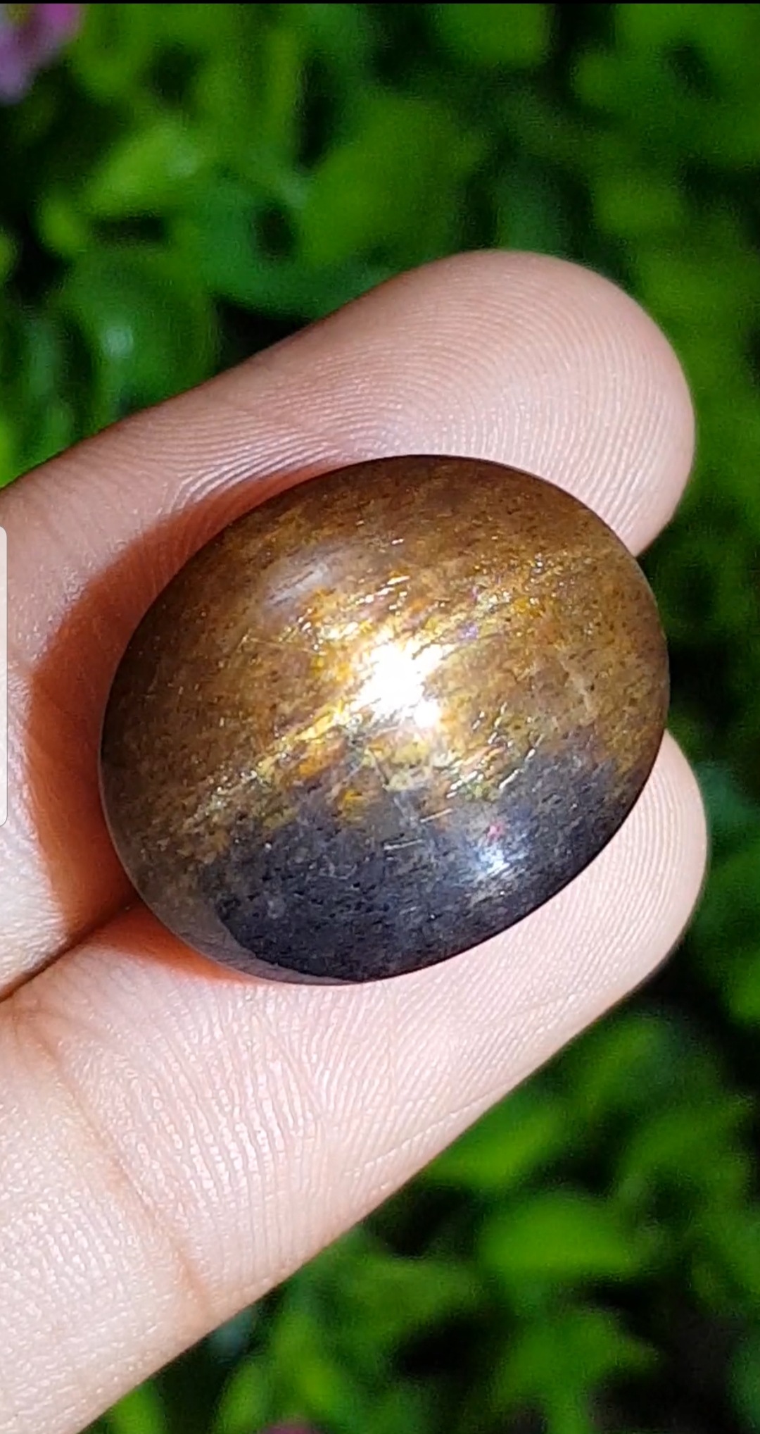 พลอย ซันสโตน Sunstone 27.93 กะรัต (Cts.) พลอยแท้ อัญมณีมงคลประจําวันเกิด เครื่องประดับพลอย