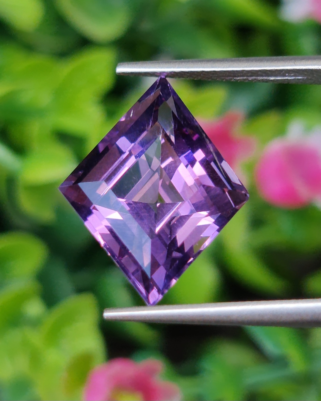 พลอย อเมทิส Amethyst 8.02 กะรัต (Cts.) พลอยแท้ อัญมณีมงคลประจําวันเกิด เครื่องประดับพลอย