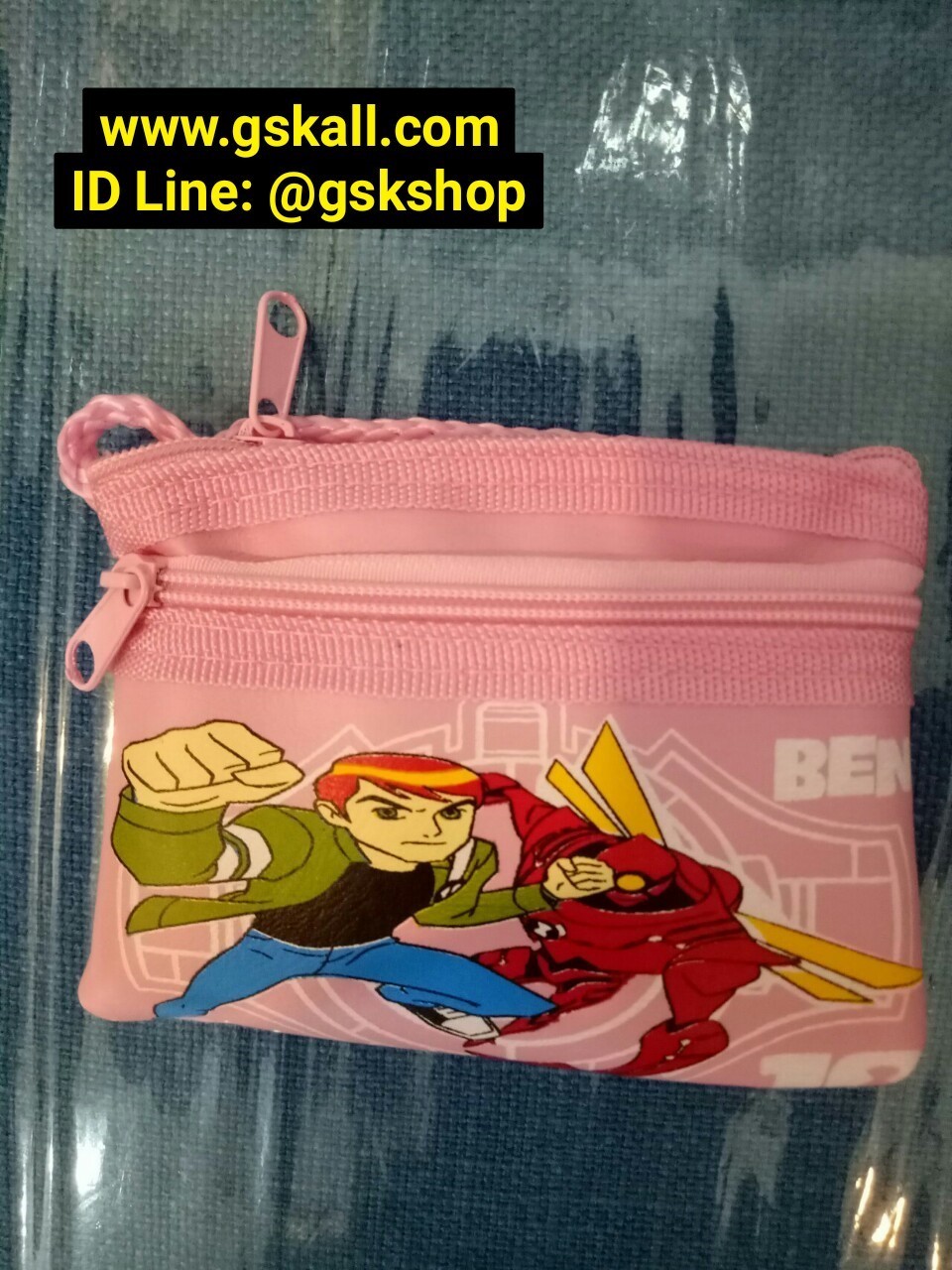 กระเป๋าเด็กมีสองซิปลายเบ็นเท็น