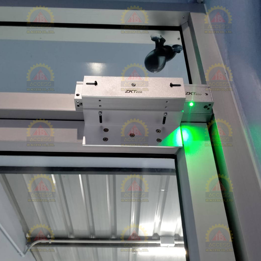 Magnetic Lock 600lbs. ยี่ห้อ ZKTeco รุ่น LM-2805 พร้อม LZ Bracket