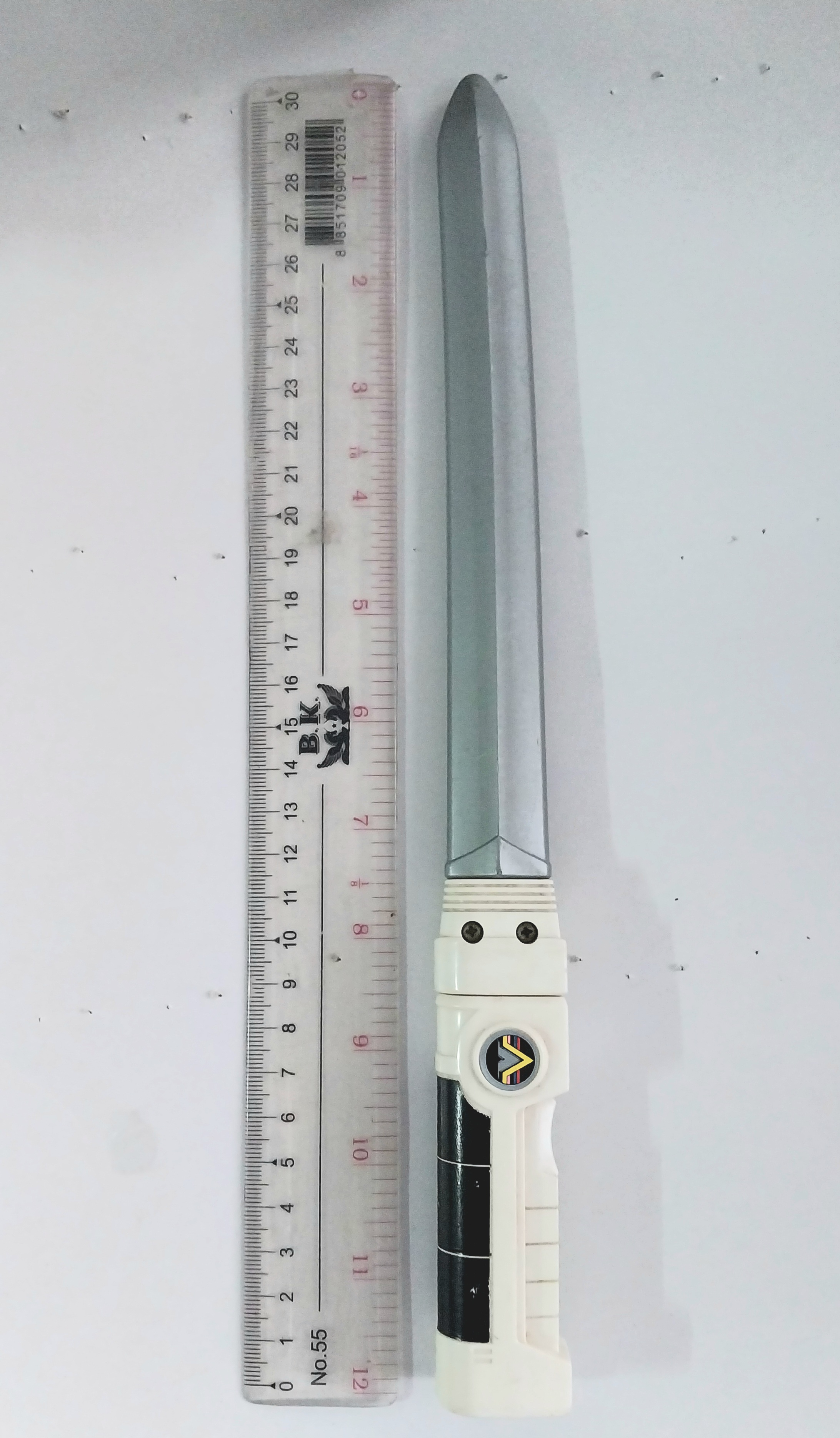 มือ2 ดาบพลาสติกขนาดตามภาพ จากขบวนการไฟว์แมน