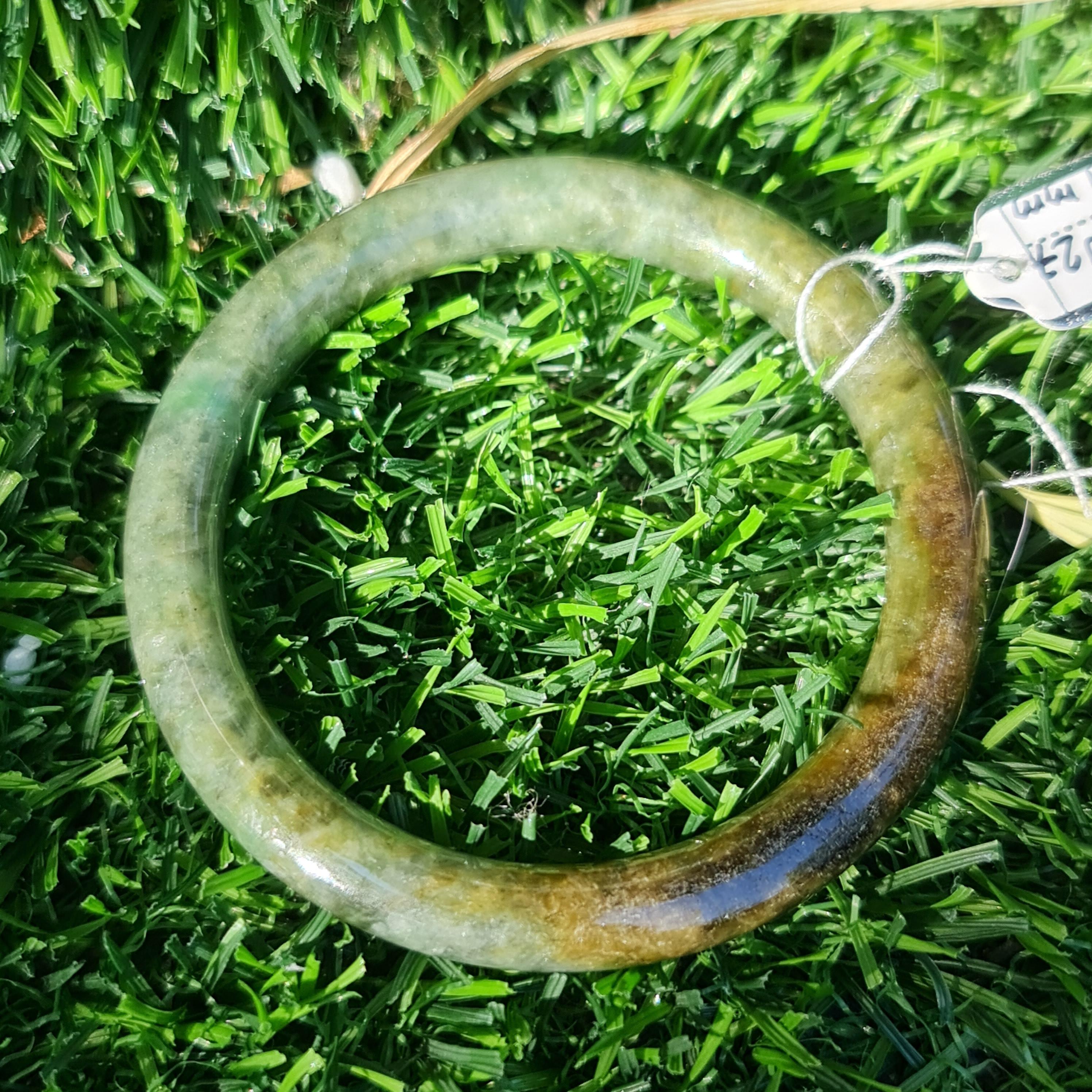 JB6711027 หยก พม่า แท้ Jade กำไลหยก (Jadeite bracelet) พม่า (Myanmar) 50.9 มม.