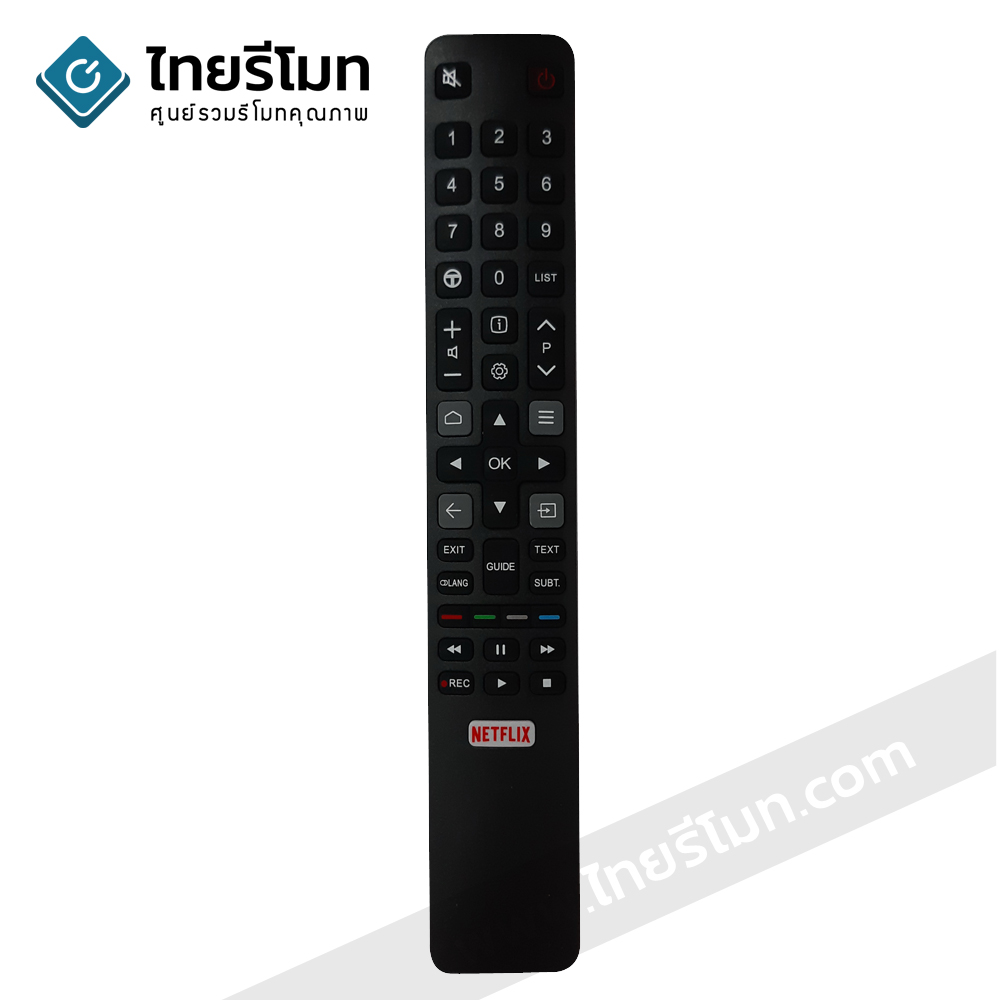 รีโมททีวี ทีซีแอล TCL รุ่นCRC802N (สมาร์ททีวี จอ4K)