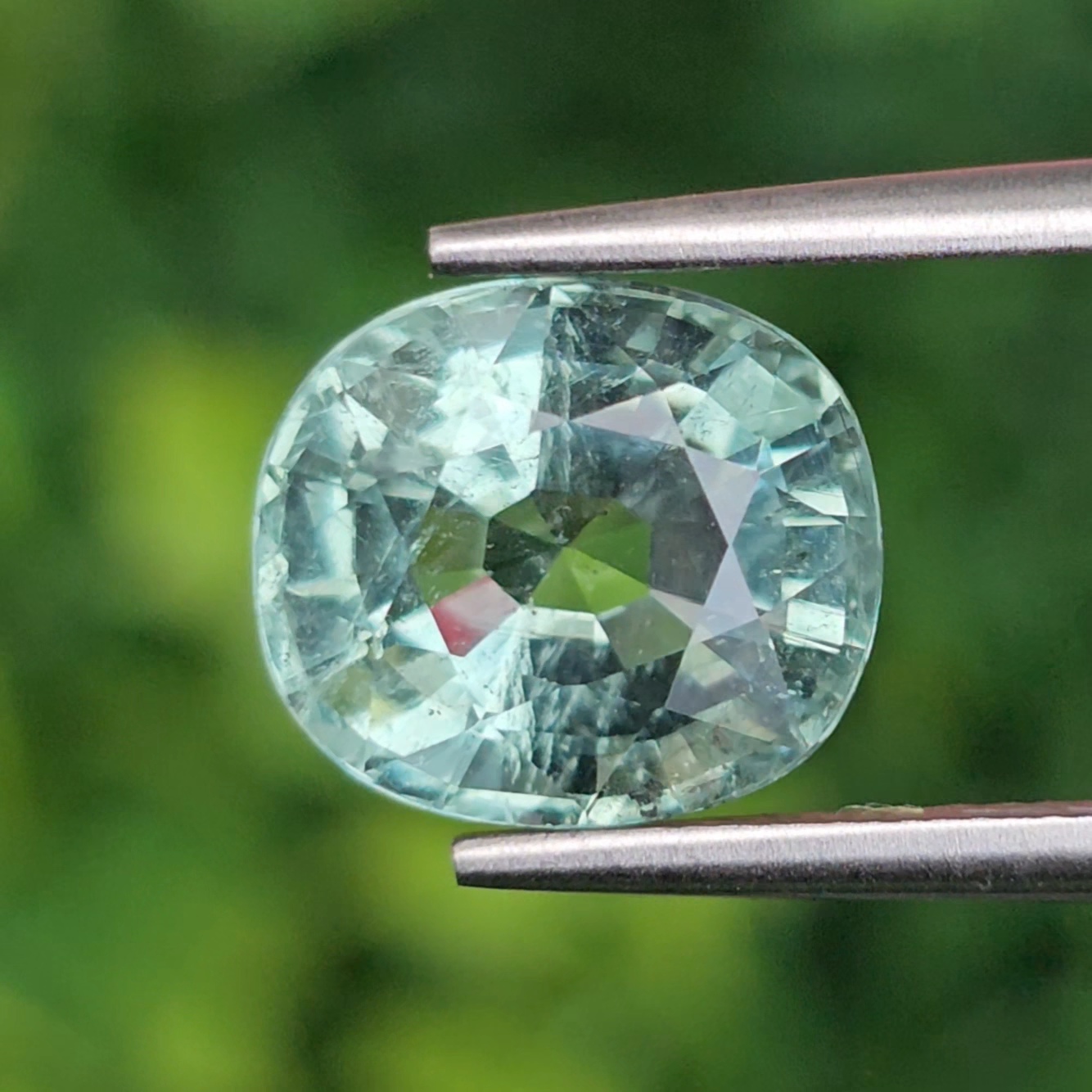 พลอยทัวร์มารีน (Tourmaline) 3.69 กะรัต (Cts.) พร้อมใบเซอร์ อัญมณีมงคลประจําวันเกิด เครื่องประดับพลอย