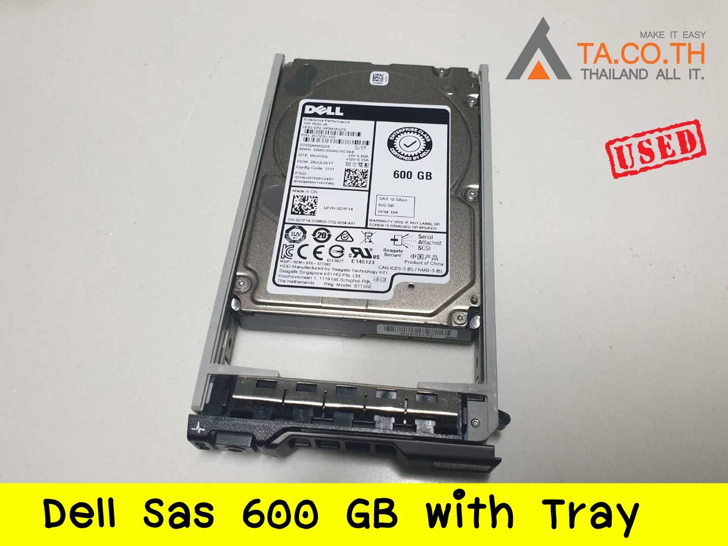 Dell Sas 600 GB with Tray