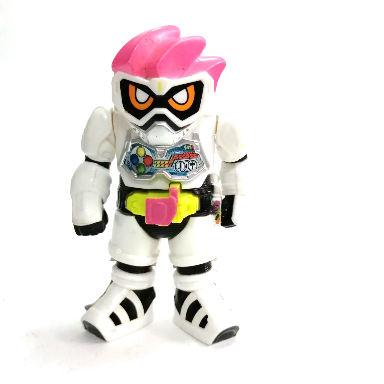 ตุ๊กตา พลาสติก แมคโดนัลด์ กดเข็มขัด แขนขยับ ไรเดอร์เอกเซด ร่างก่อนแปลง ขนาด 4นิ้ว สภาพดี มีรอยบ้าง