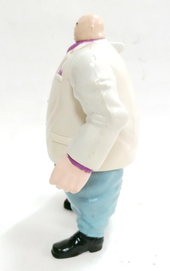 ฟิกเกอร์ AFC (แอคชั่นฟิกเกอร์) KINGPIN จาก SPIDER MAN ขนาดสูง 17 ซม. ขยับแขนได้ ไม้เท้าอยู่ครบ กดกลไกด้านหลังแล้วแขนจะยกทุ่ม งานเก่าปี 1999 สภาพสะสมเก่าเก็บ