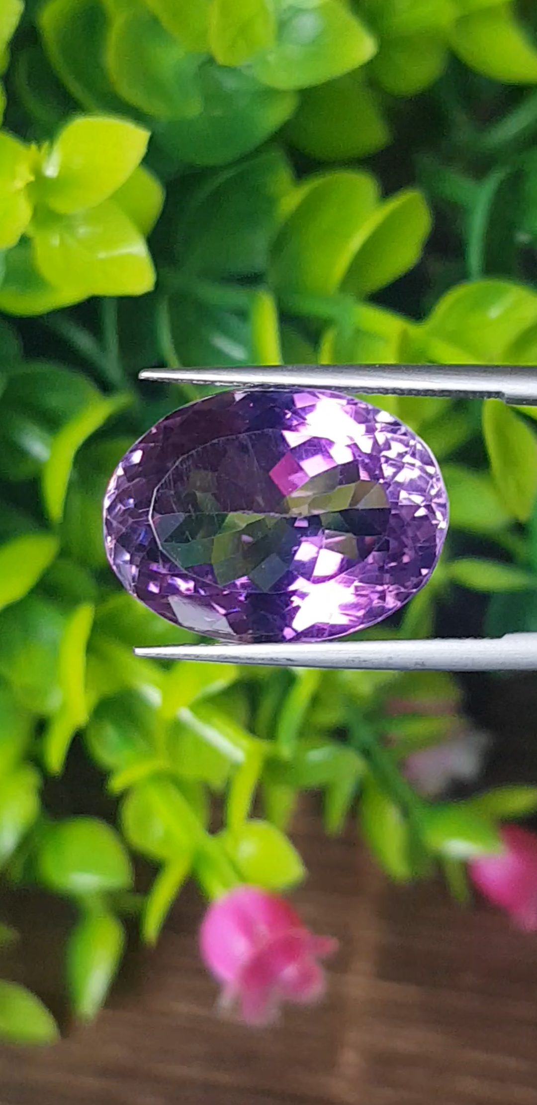 พลอย อเมทิส Amethyst 17.25 กะรัต (Cts.) พลอยแท้ อัญมณีมงคลประจําวันเกิด เครื่องประดับพลอย