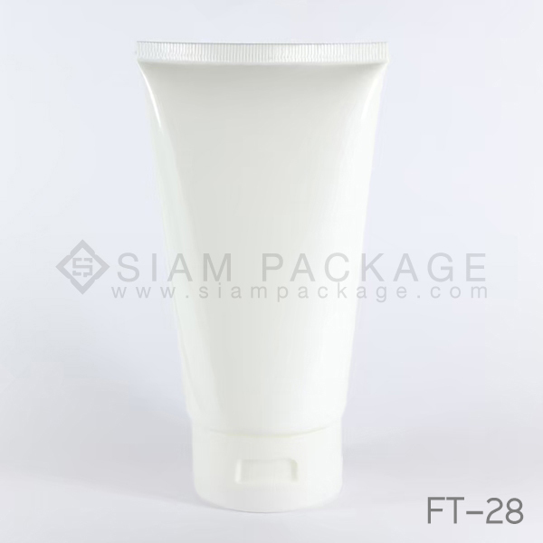หลอดโฟมสีขาว หลอดครีม รหัส FT-28