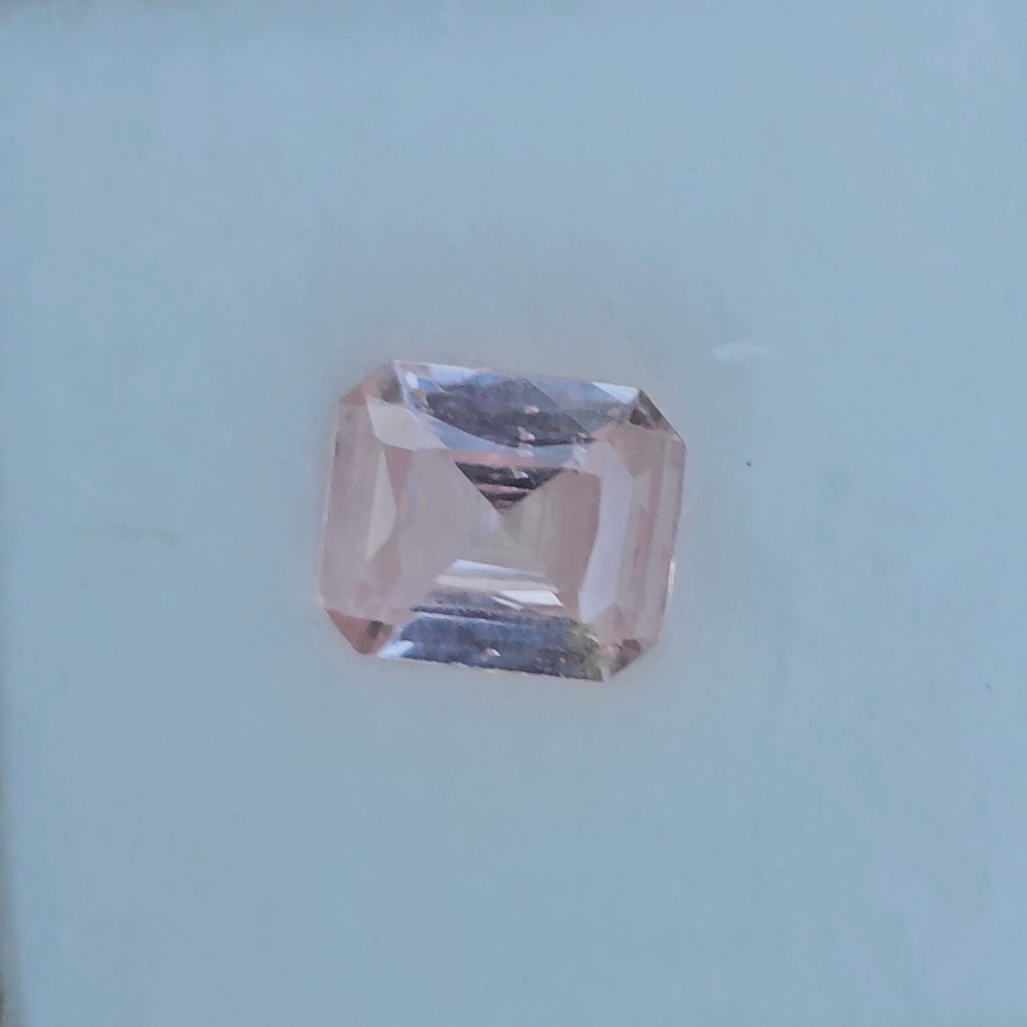 พลอย พัดพารัดชา Padparadscha Sapphire 1.23 กะรัต (Cts.) ดิบ (Unheated) พลอยแท้ อัญมณีมงคลประจําวันเกิด เครื่องประดับพลอย