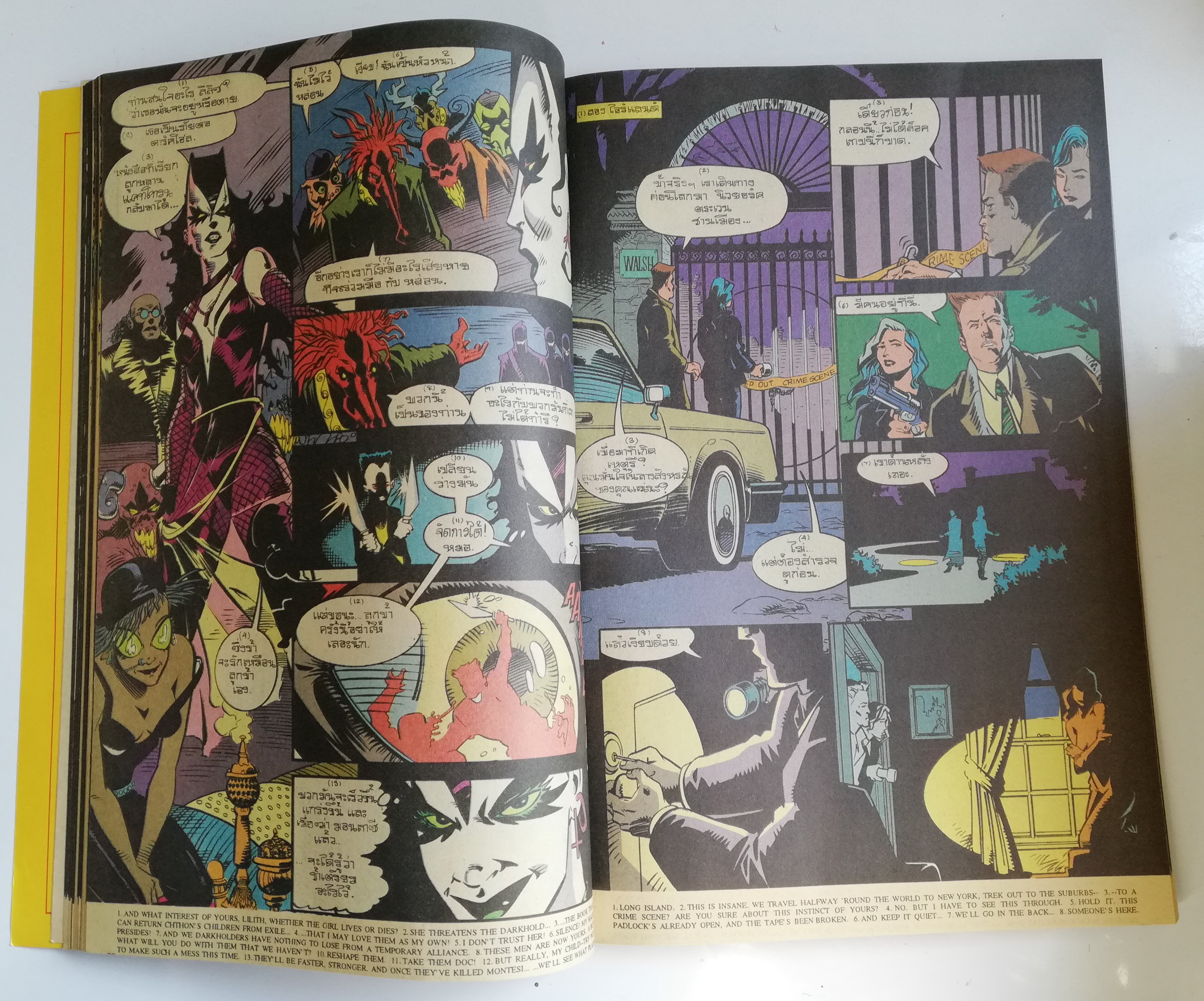 นิตยสารแนวการ์ตูนเก่า Marvel comics, ,มิดไนท์ มาร์เวล ฉบับ2 ปก Ghost Rider -กำเนิดสื่อมรณะ,DARKHOLD,GHOST RIDER, SPIRIT OF OF VERGEANCE,MORBIUS