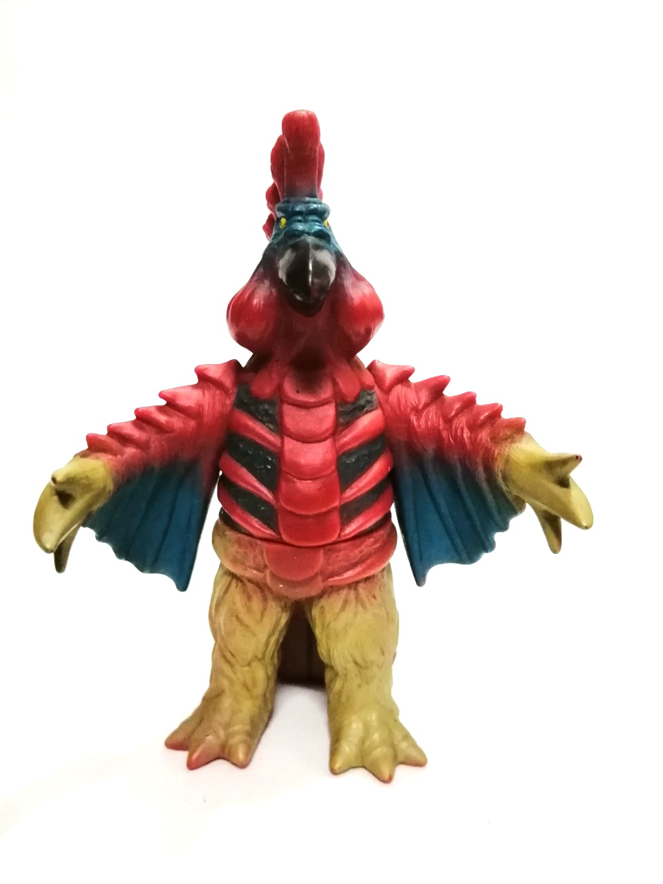 ซอฟ4นิ้ว สัตว์ประหลาด เบิร์ดด้อน จากอุลตร้าแมน ทาโร่ งาน bandai chaina ปี 2002 สภาพดี Soft Monster Birdon in series Ultraman Taro