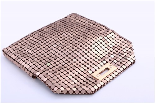 Evening Clutch กระเป๋าออกงาน ด้านในมีซิป 2ที่ เปิด-ปิดง่าย พร้อมสายโซ่สะพายยาว