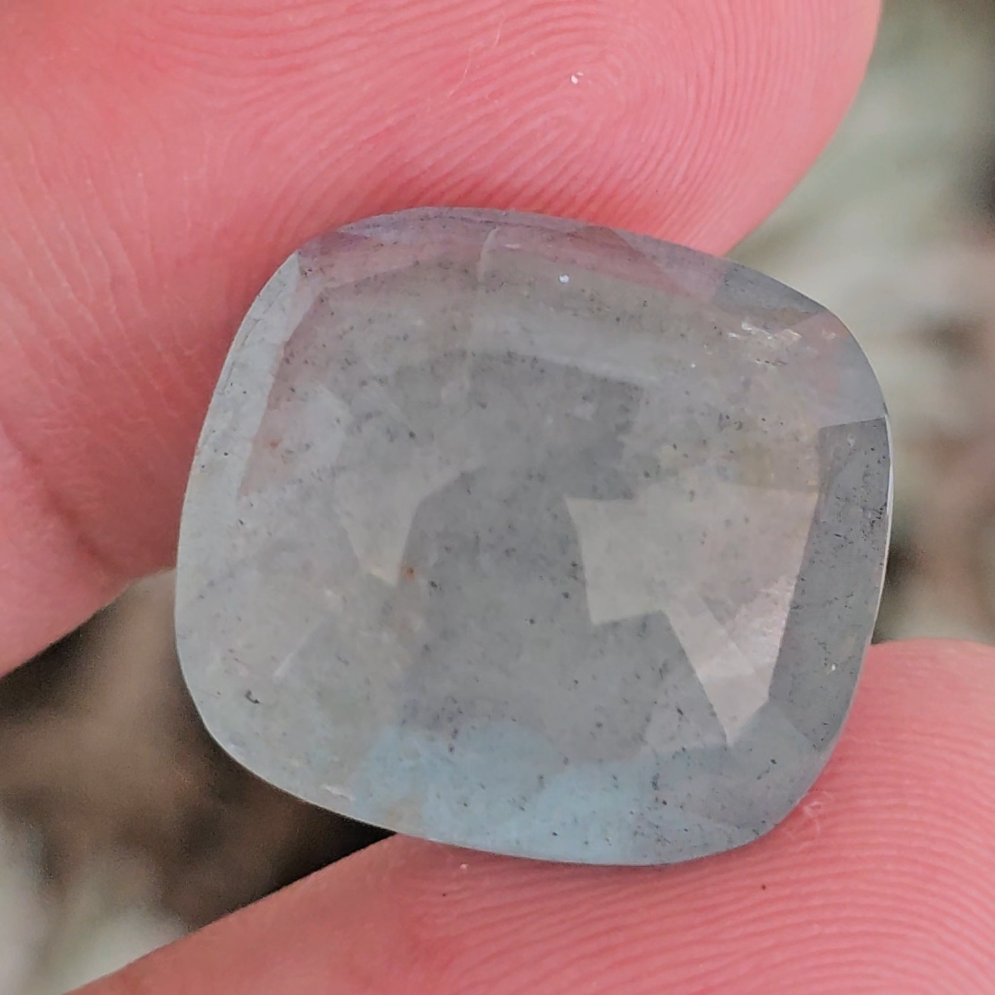 พลอย อความารีน Aquamarine 18.69 กะรัต (Cts.) พลอยแท้ อัญมณีมงคลประจําวันเกิด เครื่องประดับพลอย