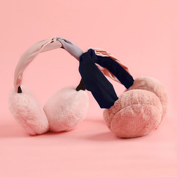 EarMuffs ที่ปิดหูกันหนาวขนนุ่ม แบบคาดผม พับเก็บได้ (12319L)