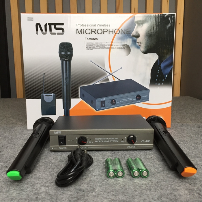 NTS VF-400 ไมค์ลอยถือคู่ VHF