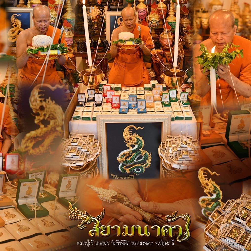 องค์พญานาค สยามนาคา เนื้อทองขาว