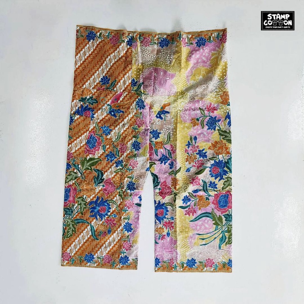 STAMPCOTTON กางเกงขายาว ผ้าปาเต๊ะ กางเกงเล กางเกงใส่สบาย