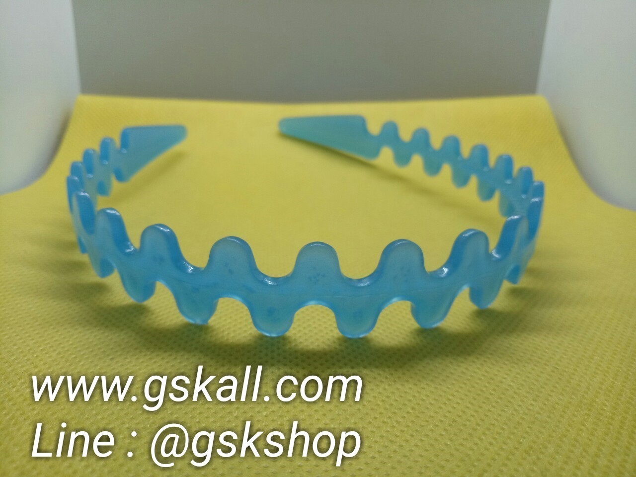 ไม้คาดผมฟันปลาใหญ่คละสี