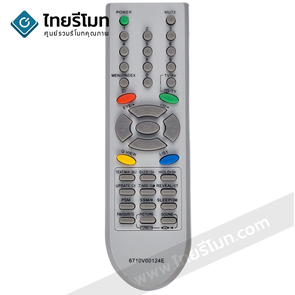 รีโมททีวี แอลจี LG รุ่น6710V000124E