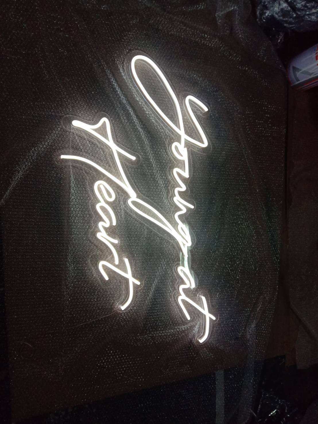 ป้ายไฟดัด LED สีขาว