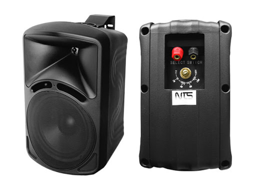 NTS NC-602T ตู้ลำโพงพลาสติก 2 ทาง ขนาด 6.5" พร้อมขาแขวน + ไลน์