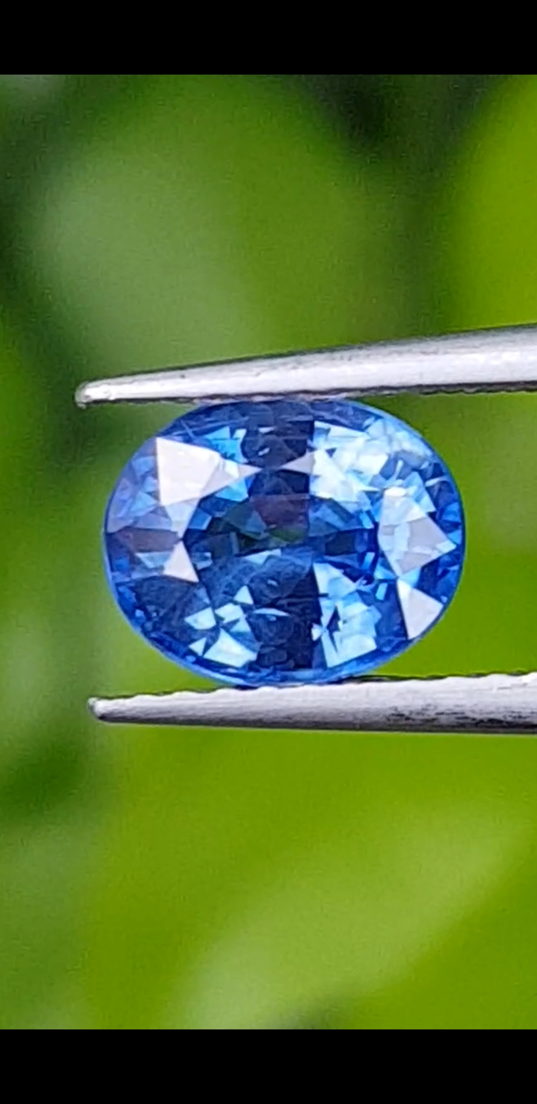 พลอย ไพลิน blue sapphire ซีลอน Ceylon 1.55 กะรัต (Cts.) VVS เผาเก่า พลอยแท้ อัญมณีมงคลประจําวันเกิด เครื่องประดับพลอยอออออ
