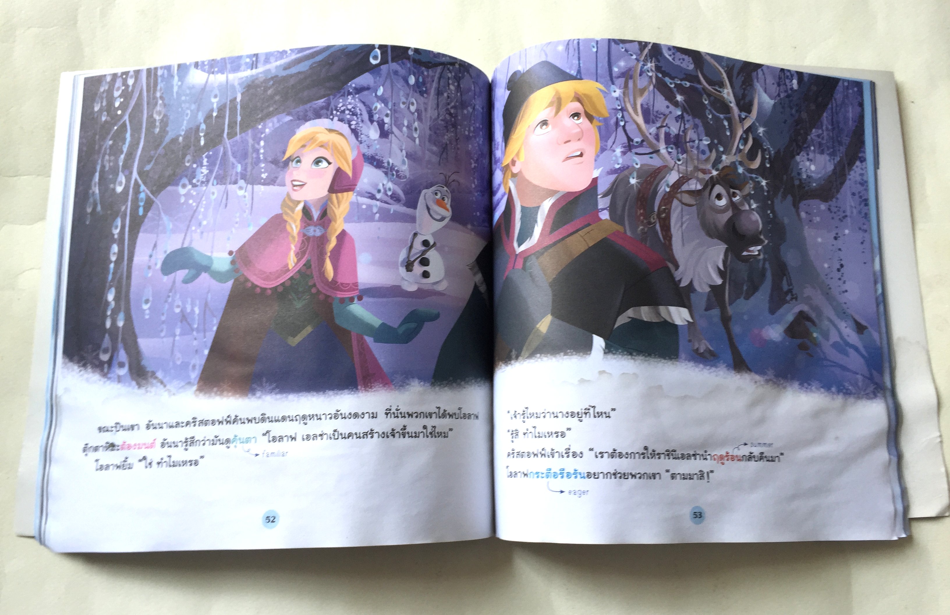 หนังสือนิทานเจ้าหญิงดิสนีย์ ****ไม่เช็คแผ่นCD ;ครี่งเล่มล่าง ตั้งแต่หน้า 47 มีคราบจากความชื้น ,เจ้าหญิงเอลซ่ากับอันนา จาก โฟรเซ่น ตอน ผจญคำสาปแดนหิมะ