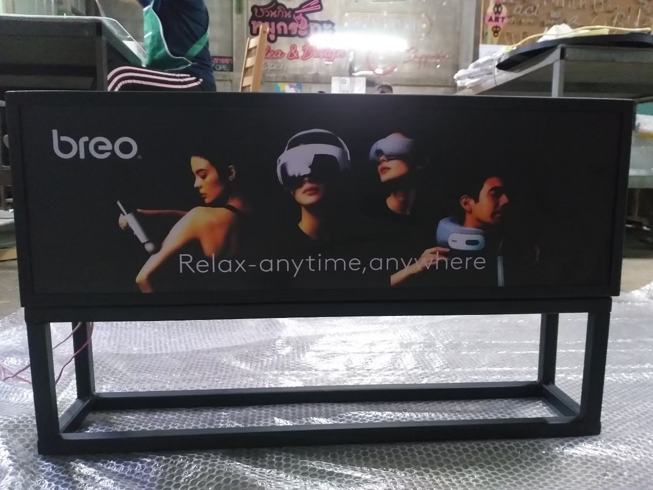 งานป้ายกล่องไฟ